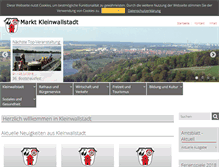 Tablet Screenshot of kleinwallstadt.de